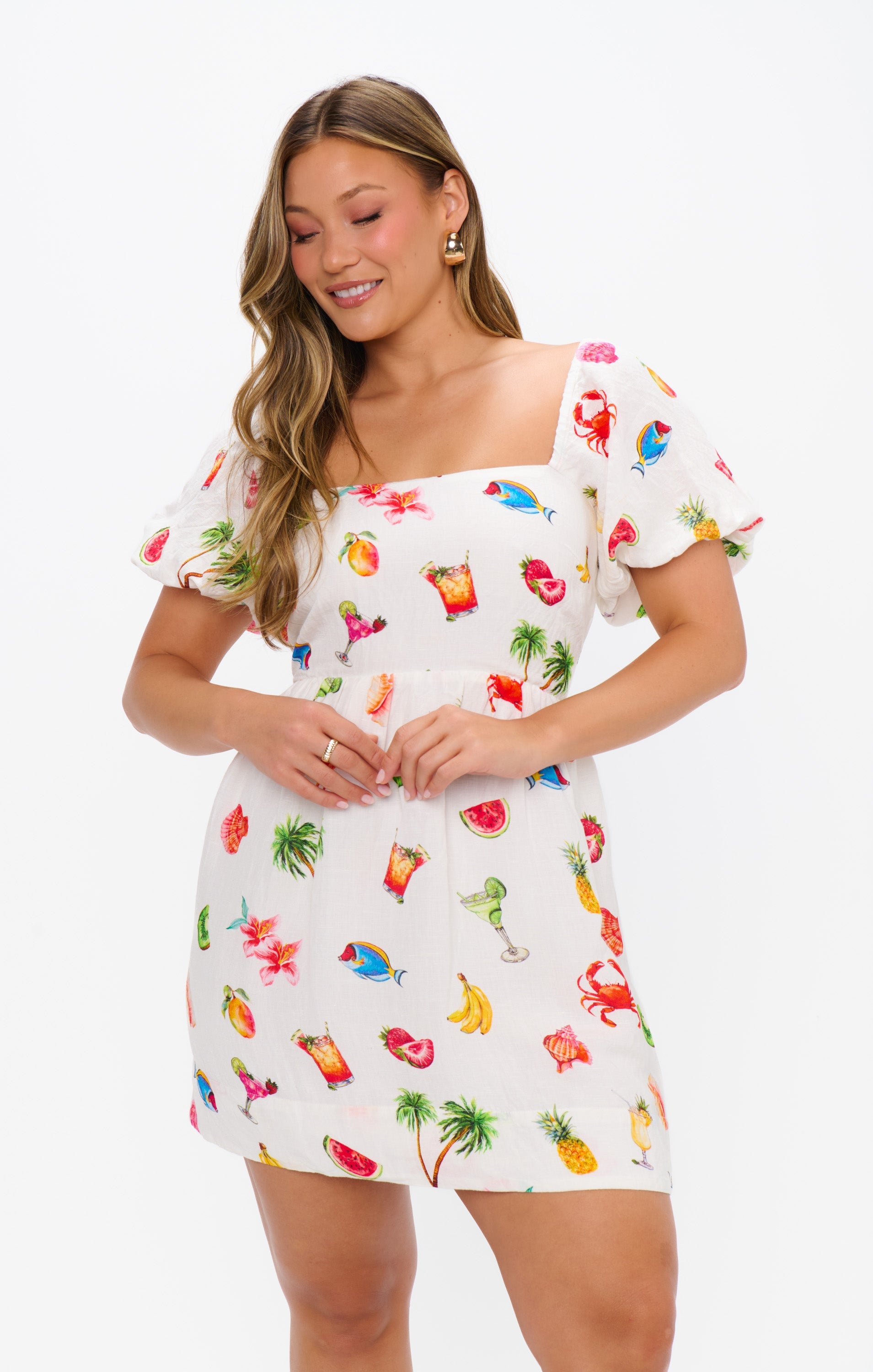 Sightseeing Mini Dress ~ Island Icons