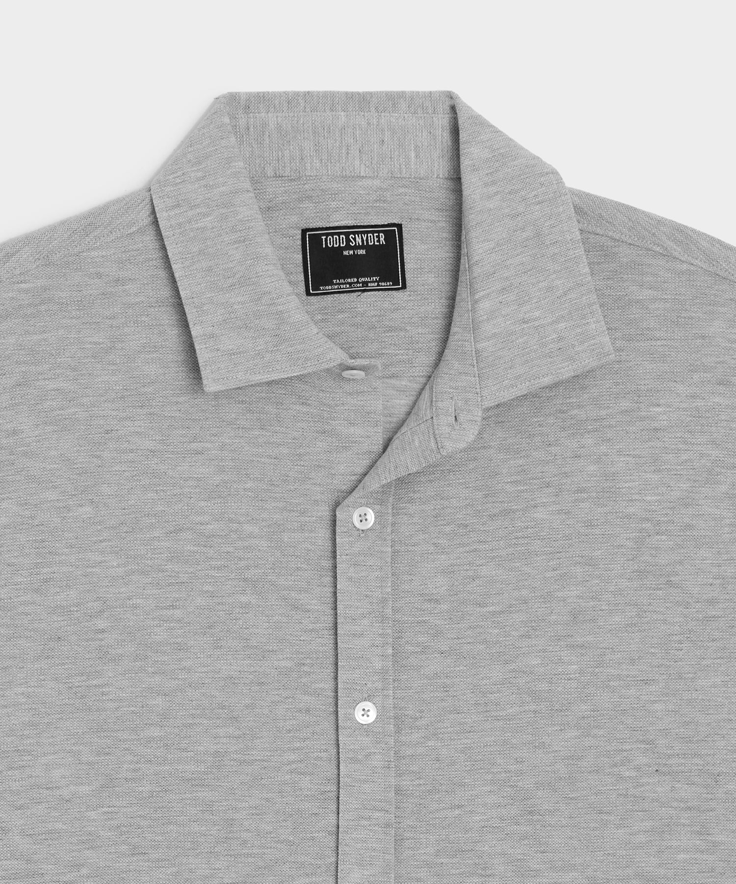 Cotton-Cashmere Pique Shirt