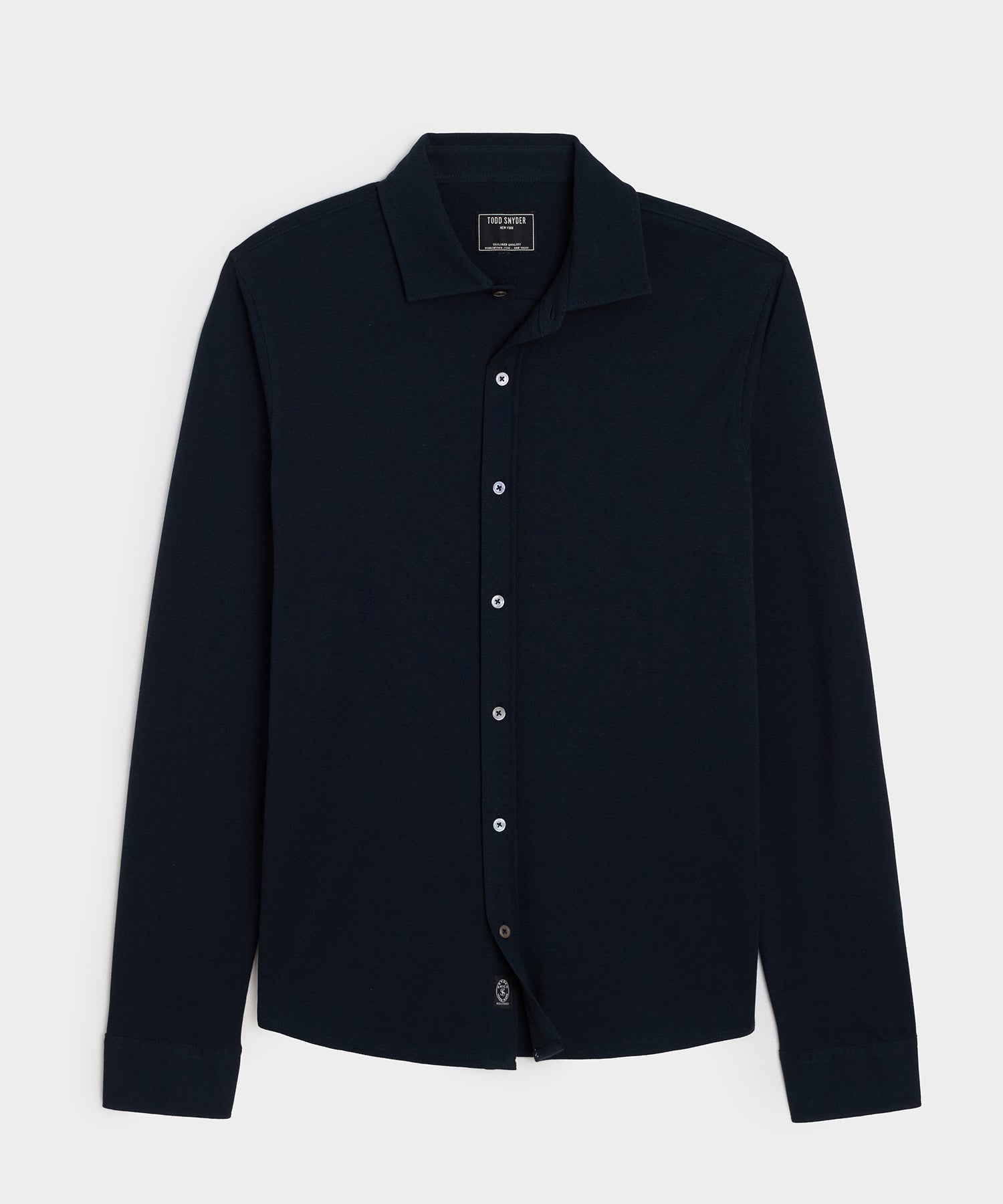 Cotton-Cashmere Pique Shirt