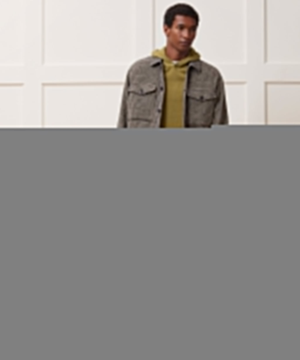 Italian Cashmere-Wool Shirt Jacket