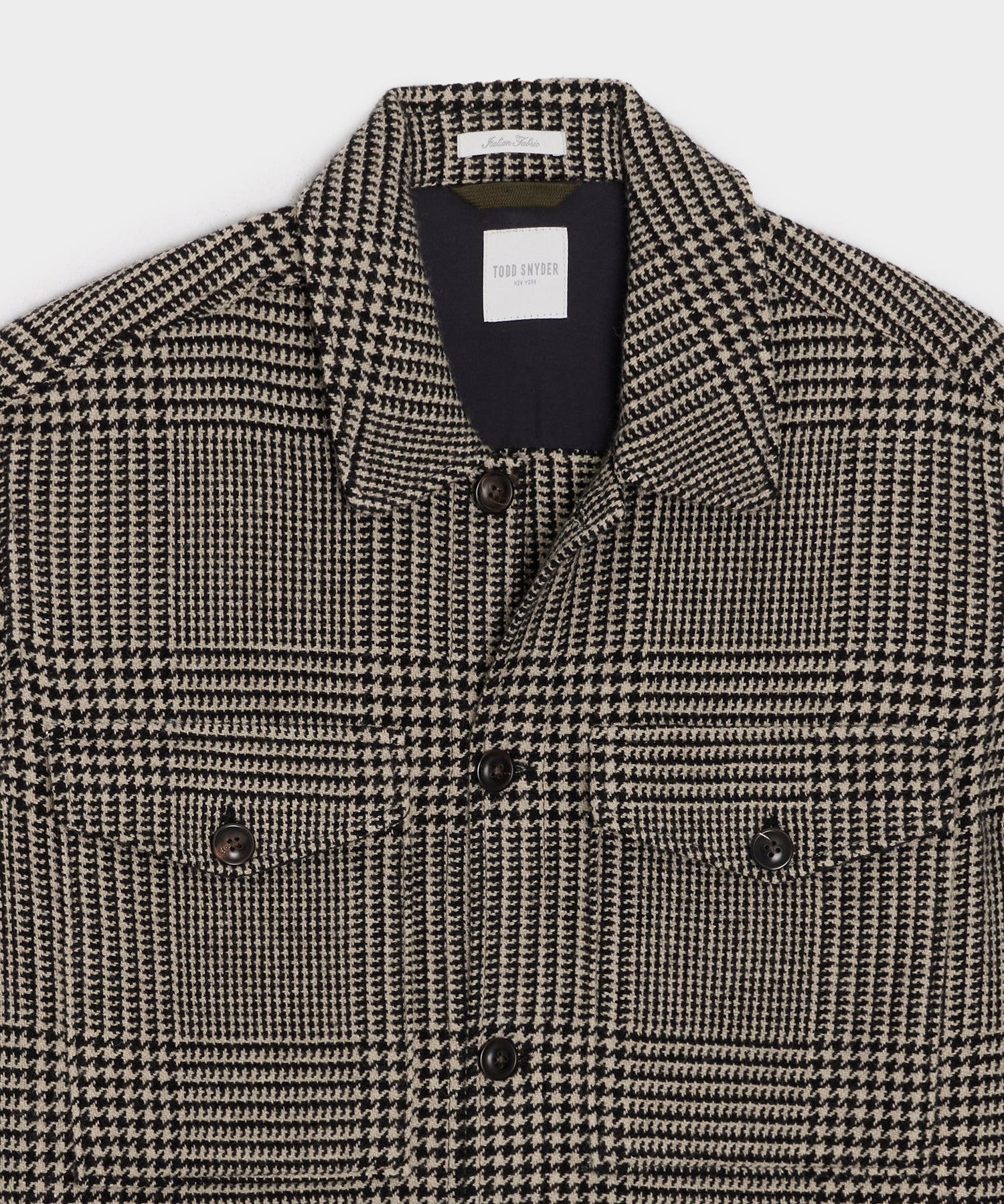 Italian Cashmere-Wool Shirt Jacket