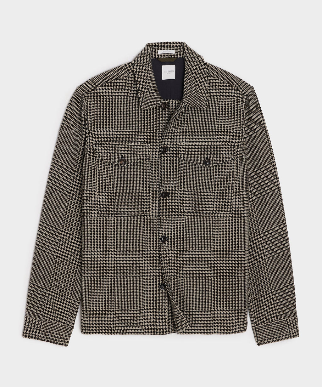 Italian Cashmere-Wool Shirt Jacket