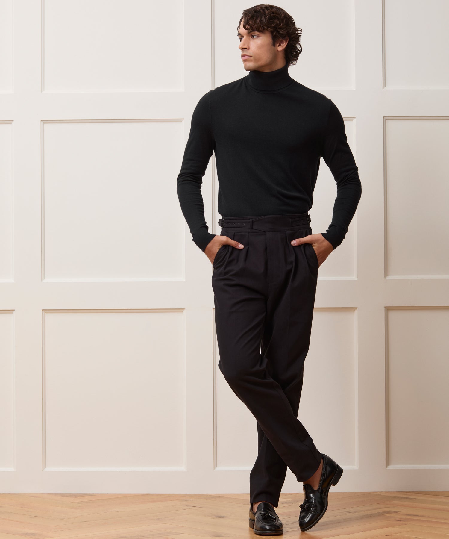 Silk-Cashmere Turtleneck Sweater