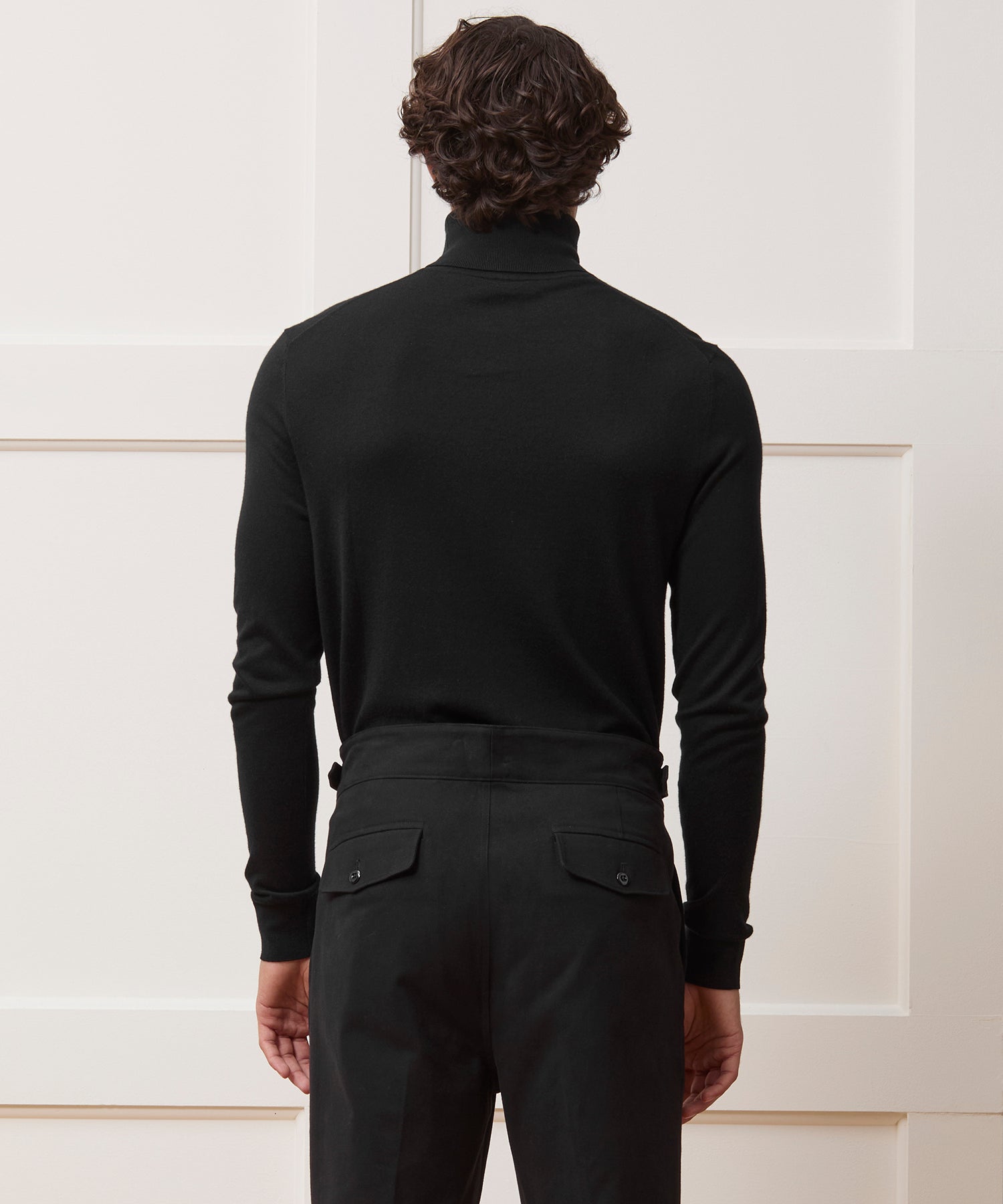 Silk-Cashmere Turtleneck Sweater