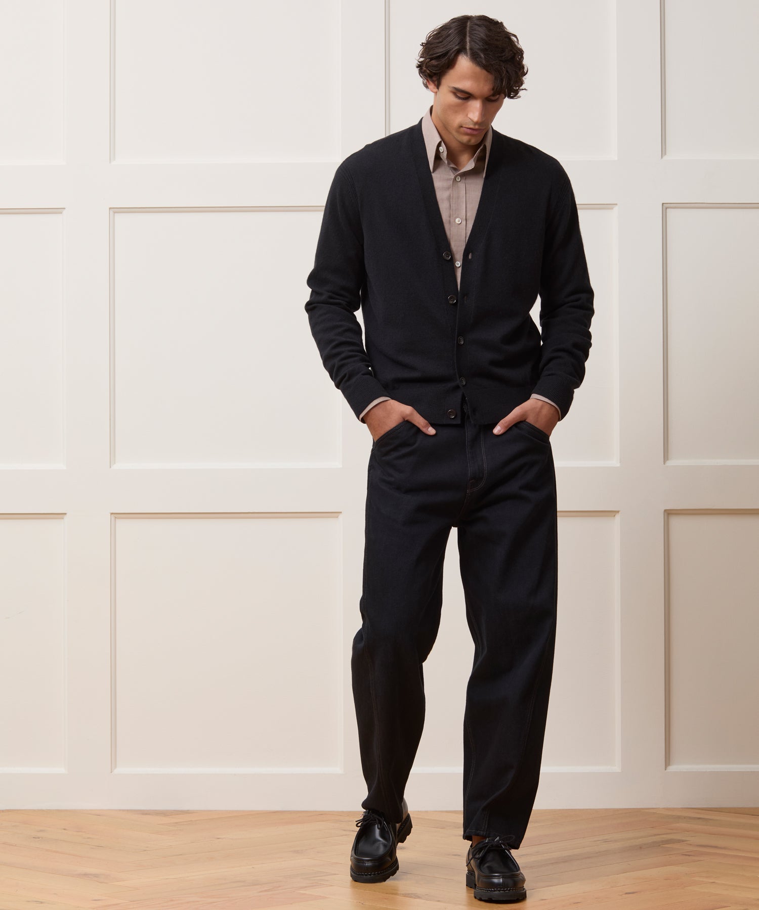 Cropped Cashmere Cardigan