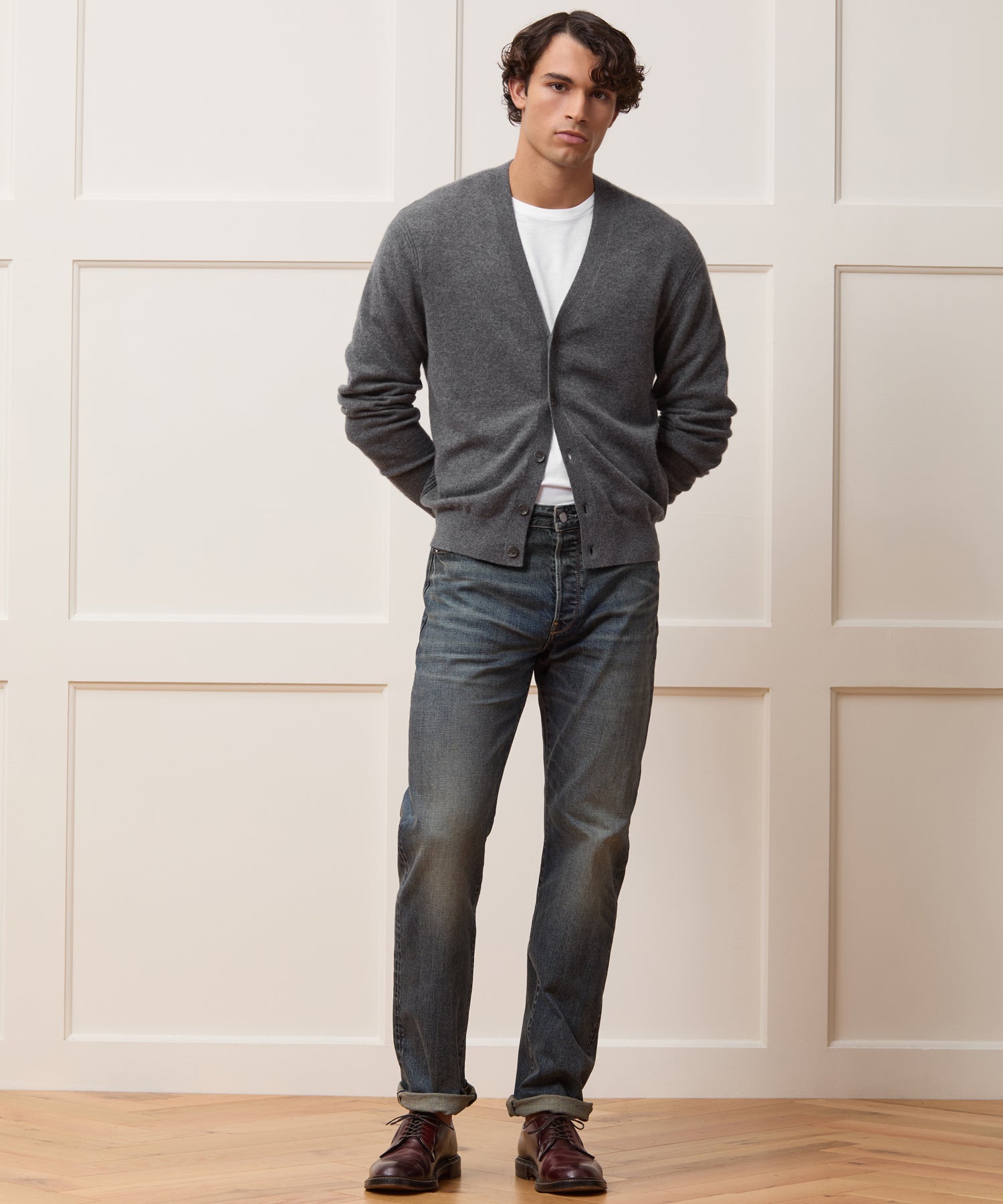 Cropped Cashmere Cardigan