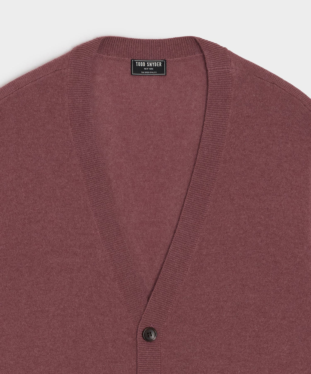 Cropped Cashmere Cardigan
