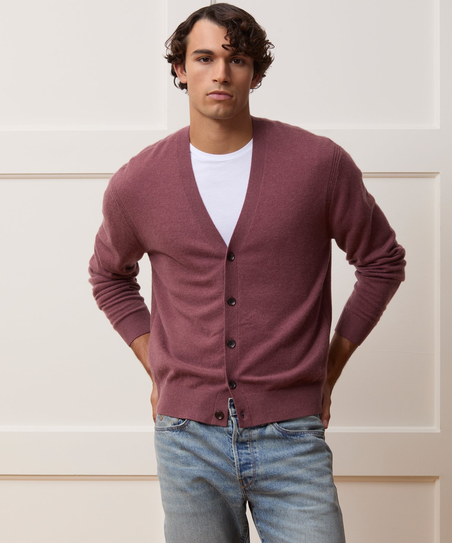 Cropped Cashmere Cardigan