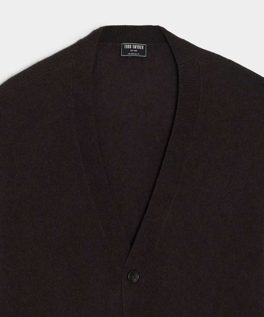 Cropped Cashmere Cardigan