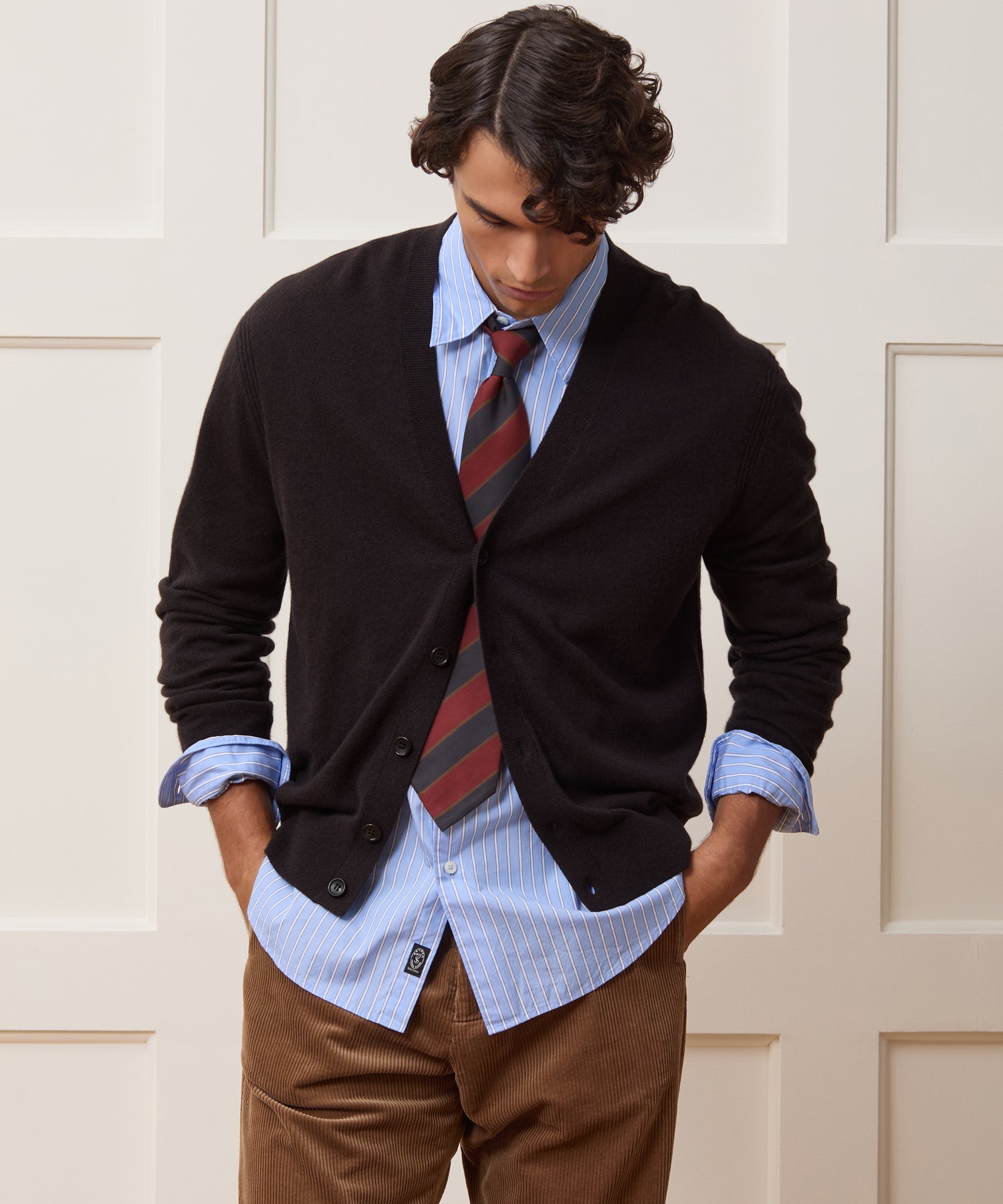 Cropped Cashmere Cardigan