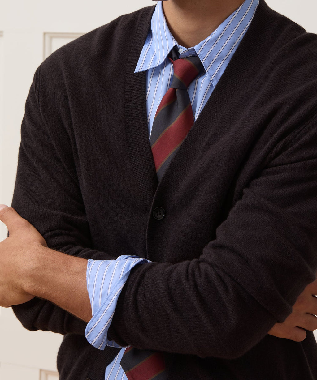 Cropped Cashmere Cardigan