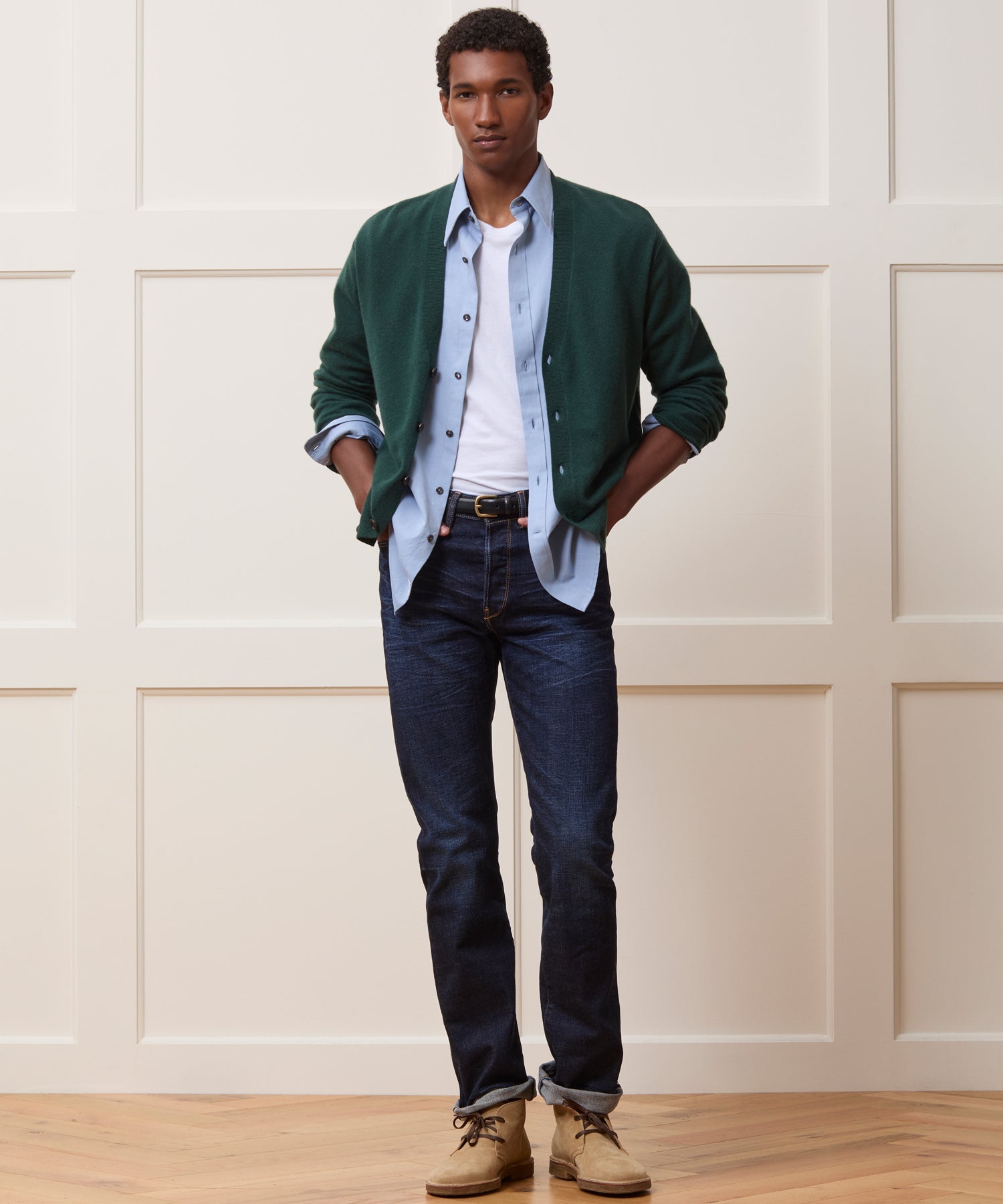Cropped Cashmere Cardigan