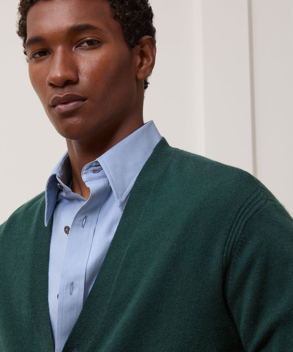 Cropped Cashmere Cardigan