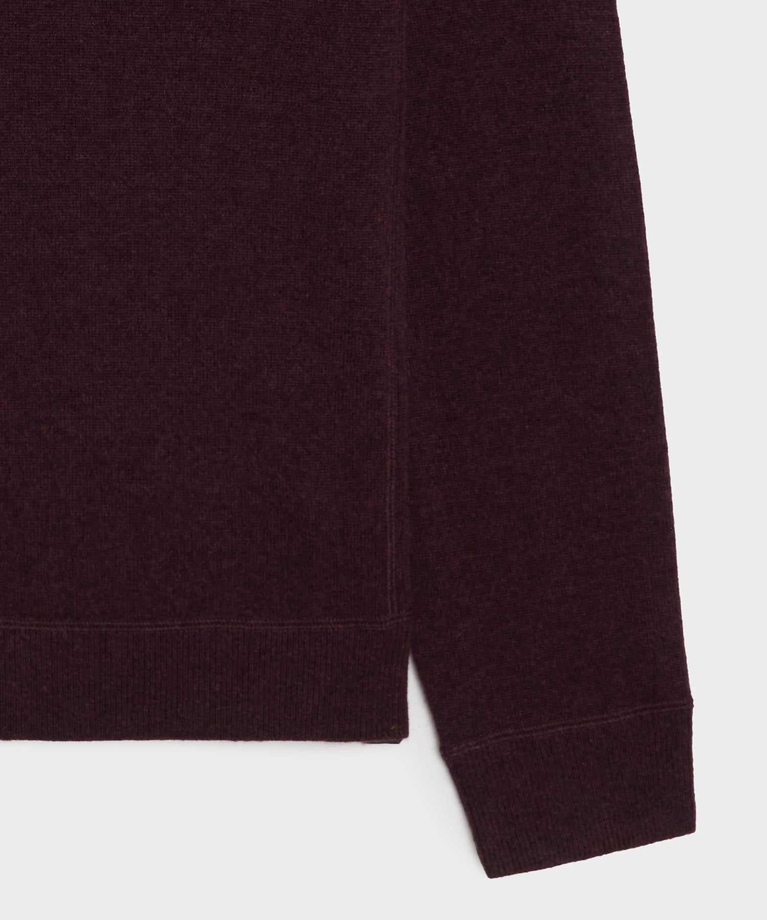 Cashmere Quarter-Zip Polo