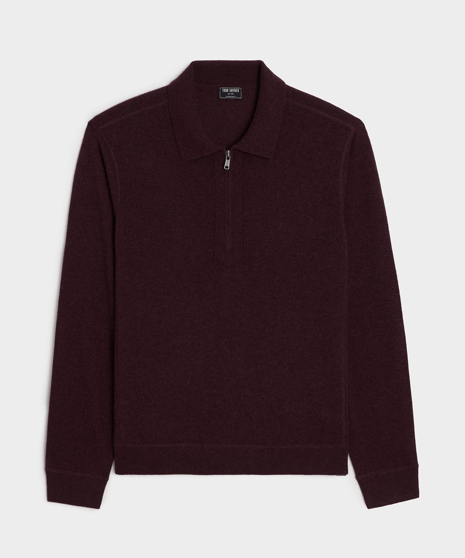 Cashmere Quarter-Zip Polo