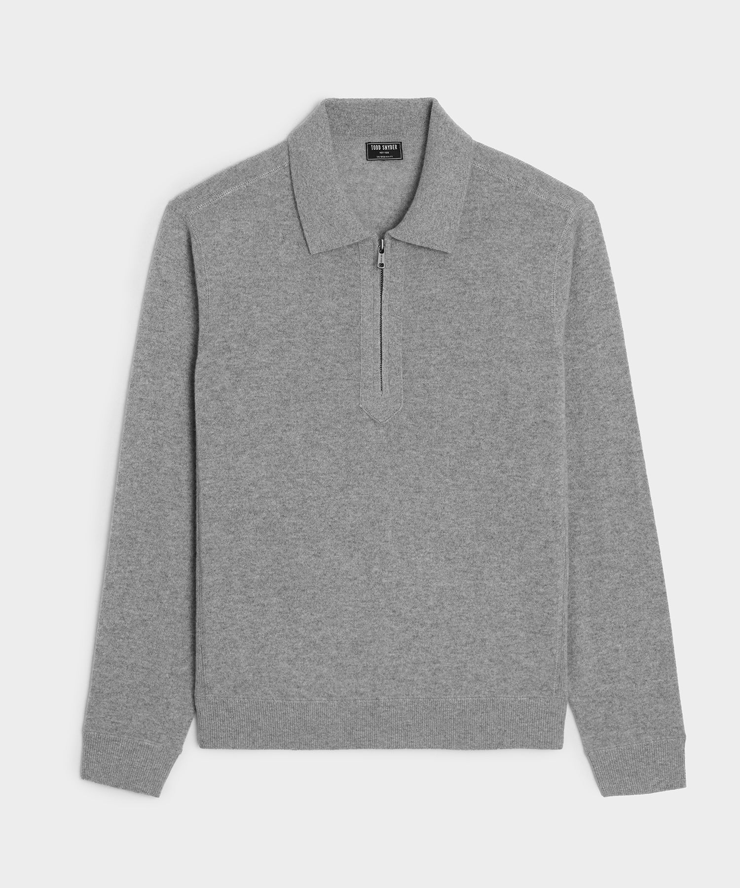 Cashmere Quarter-Zip Polo
