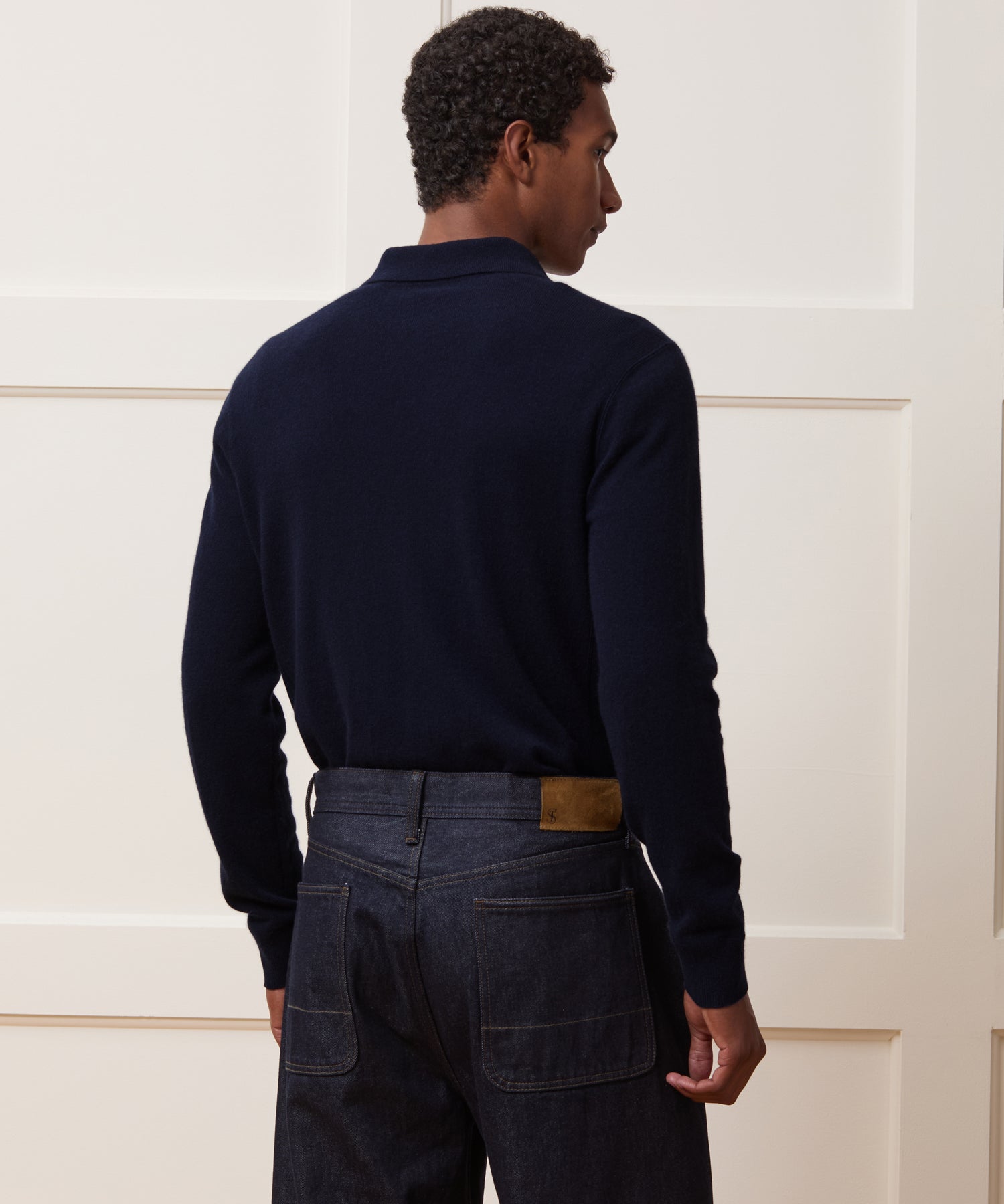 Cashmere Quarter-Zip Polo
