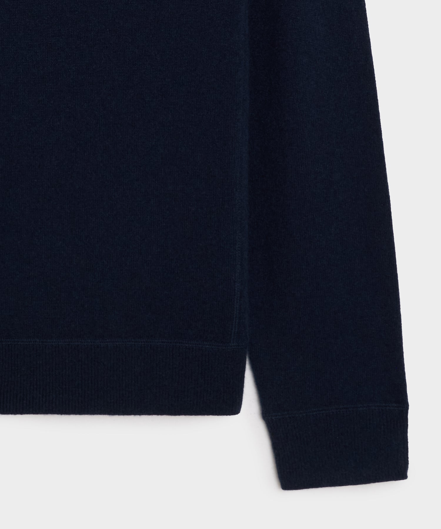 Cashmere Quarter-Zip Polo