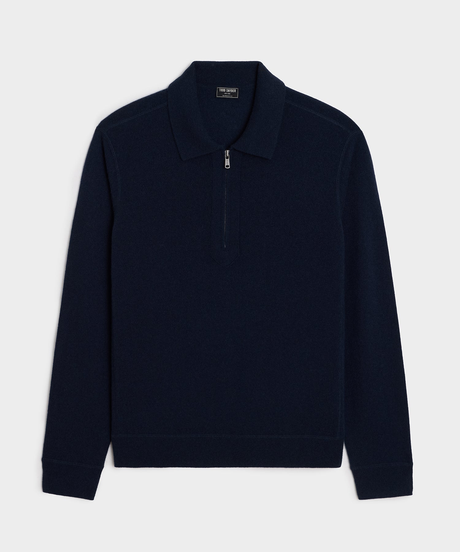 Cashmere Quarter-Zip Polo