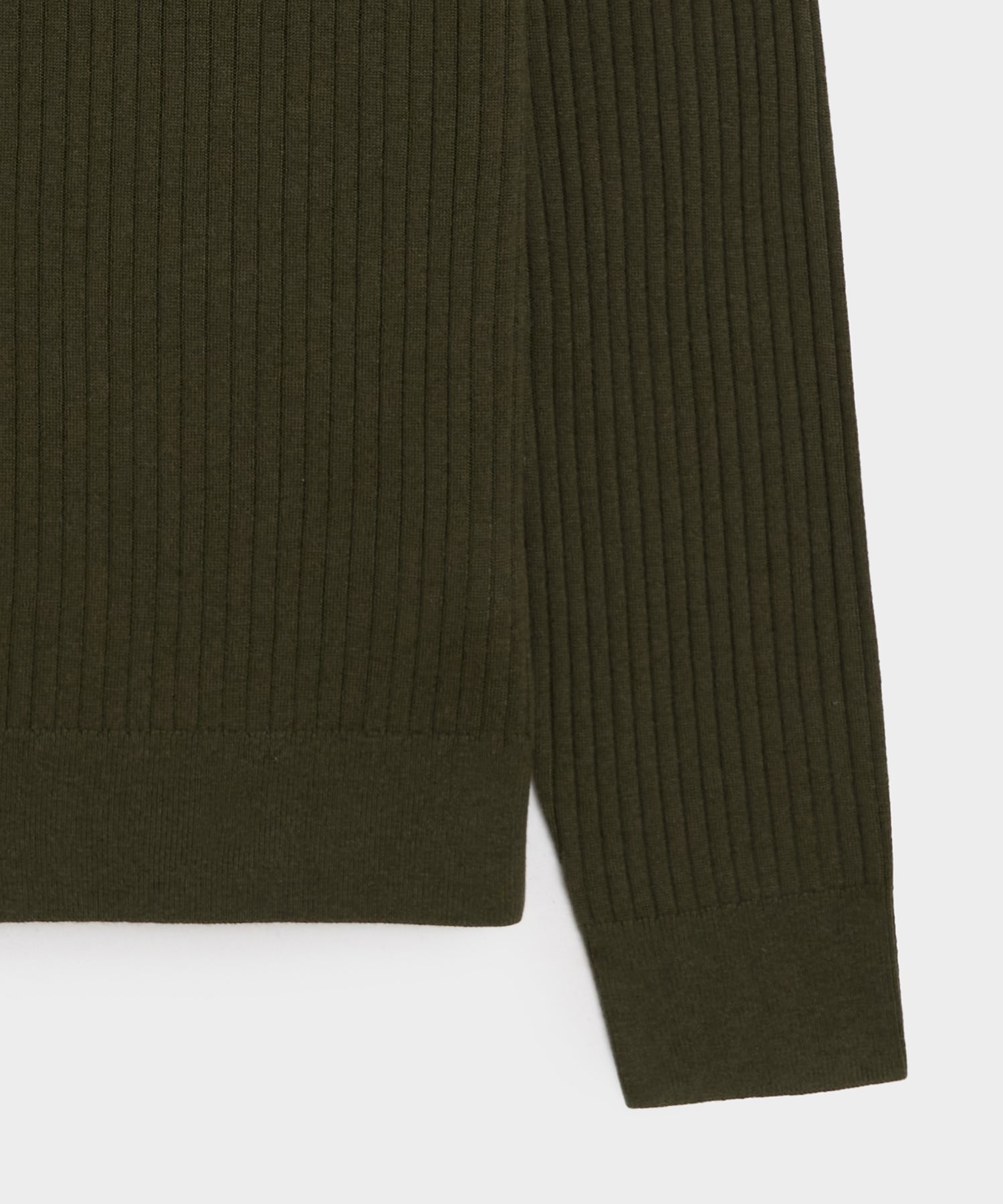 Silk-Cashmere Ribbed Montauk Sweater Polo