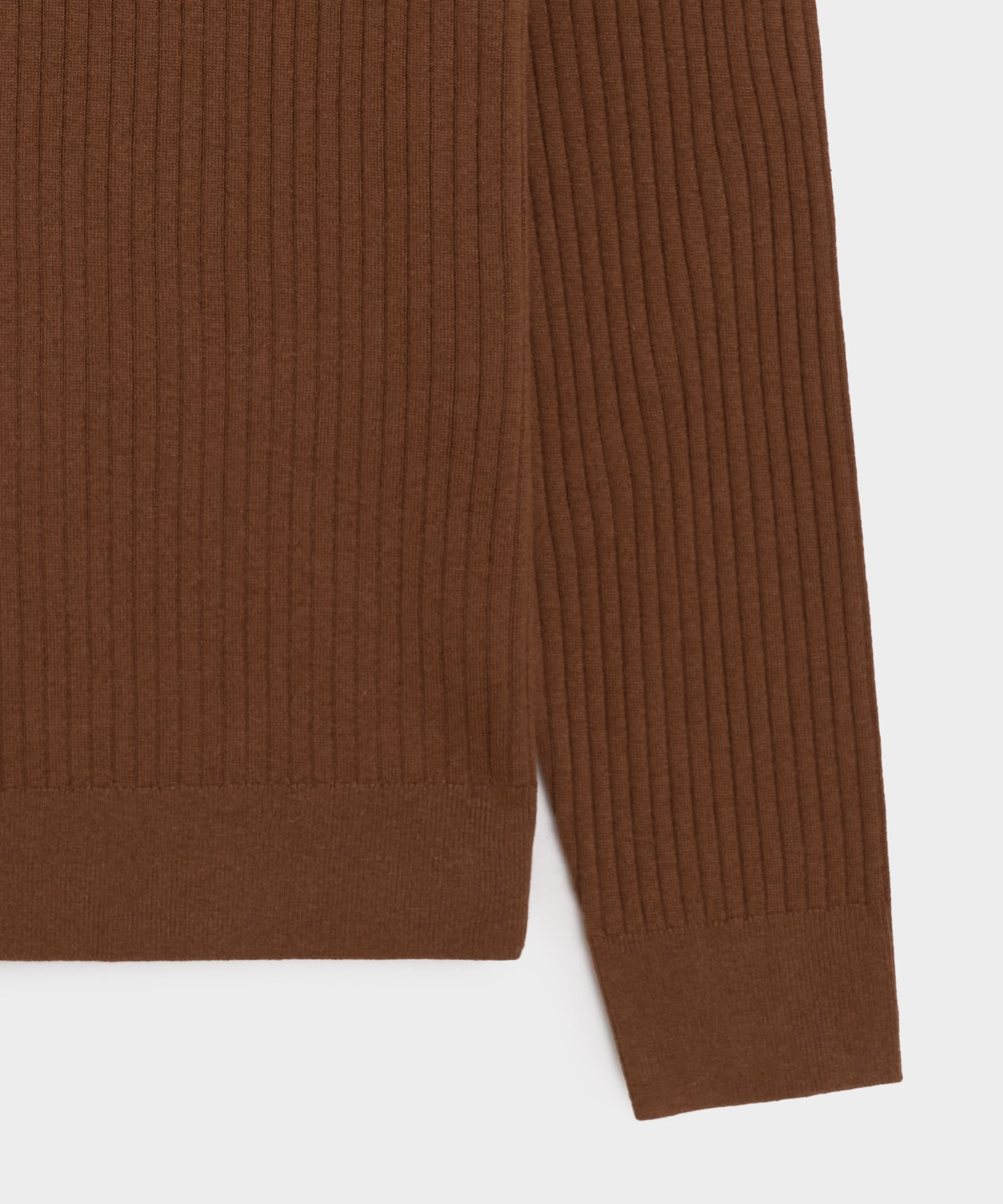 Silk-Cashmere Ribbed Montauk Sweater Polo