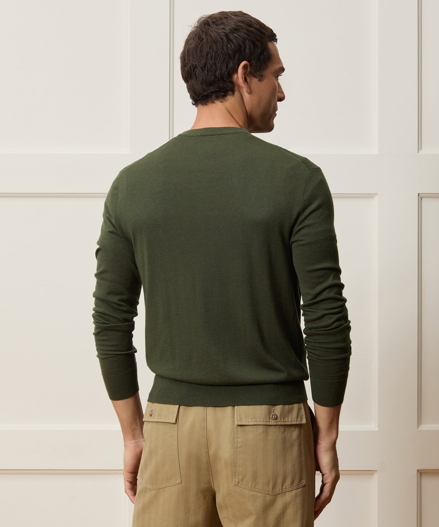 Silk-Cashmere Crewneck Sweater