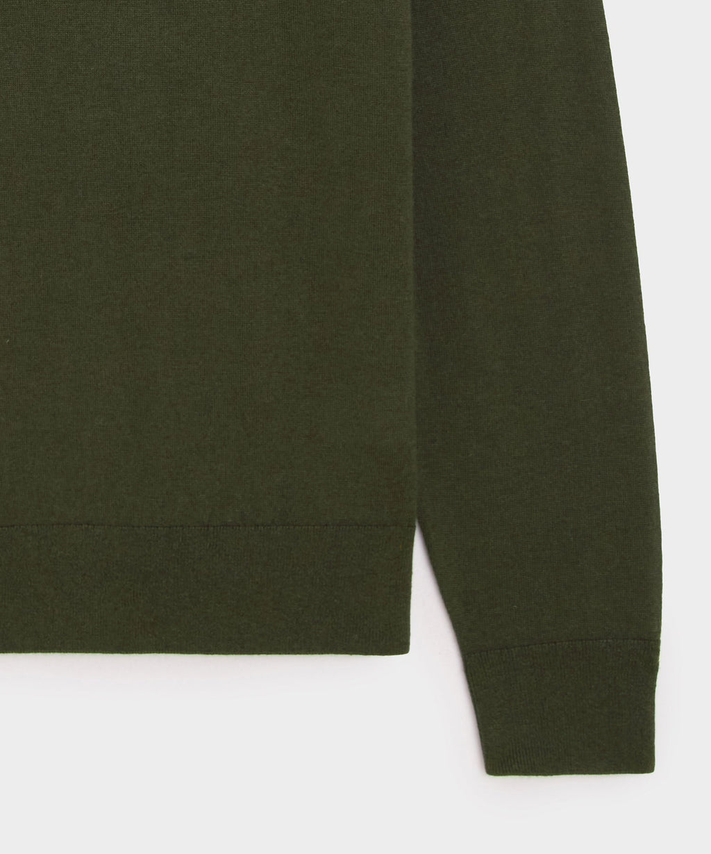 Silk-Cashmere Crewneck Sweater