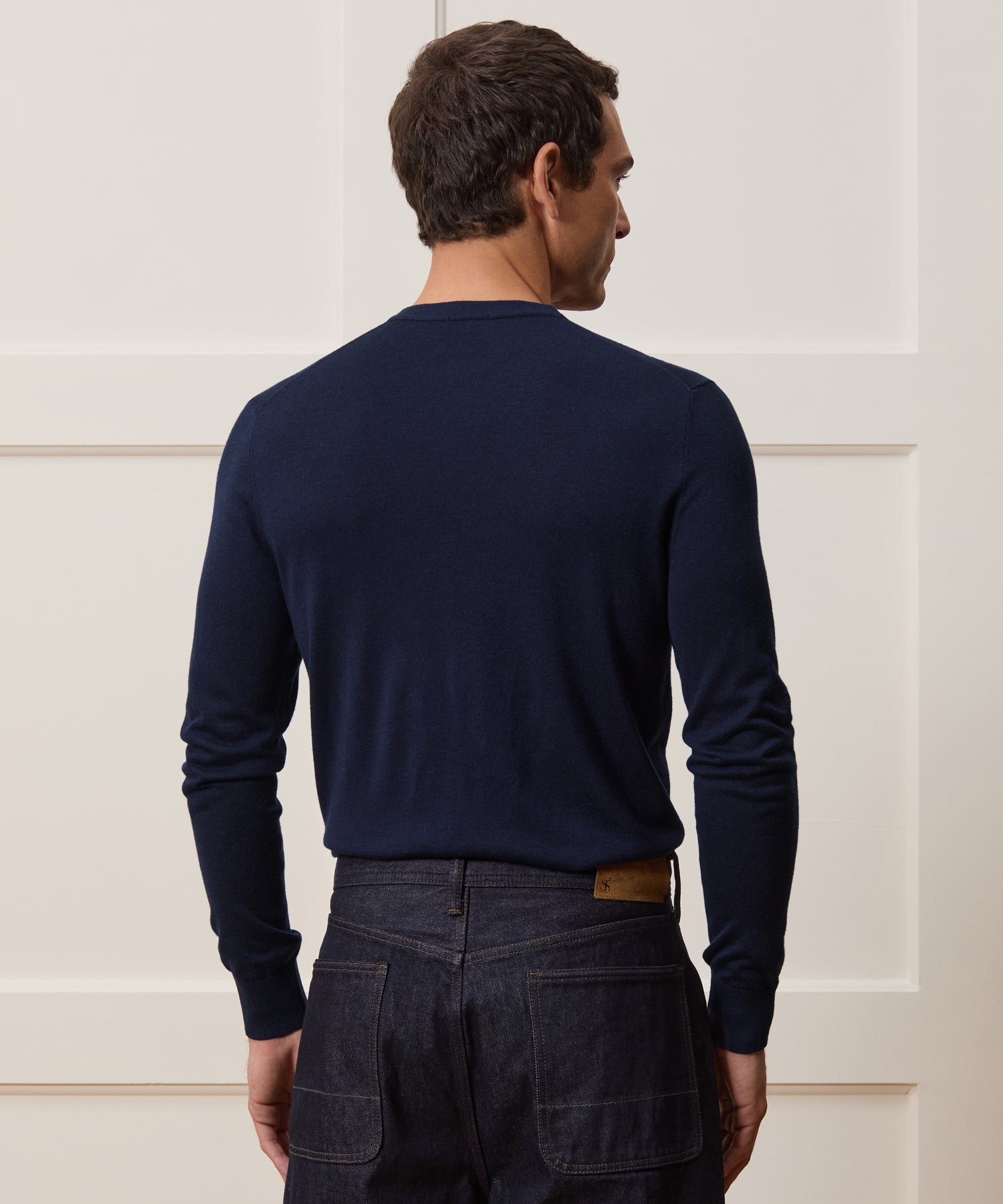 Silk-Cashmere Crewneck Sweater