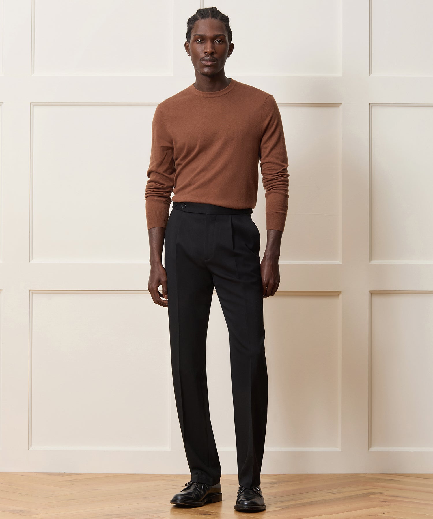 Silk-Cashmere Crewneck Sweater