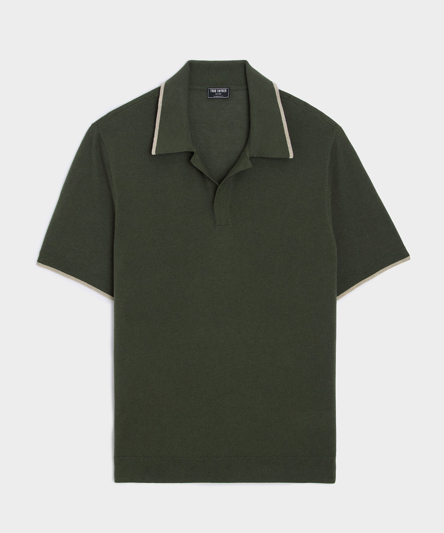 Silk-Cashmere Tipped Montauk Sweater Polo