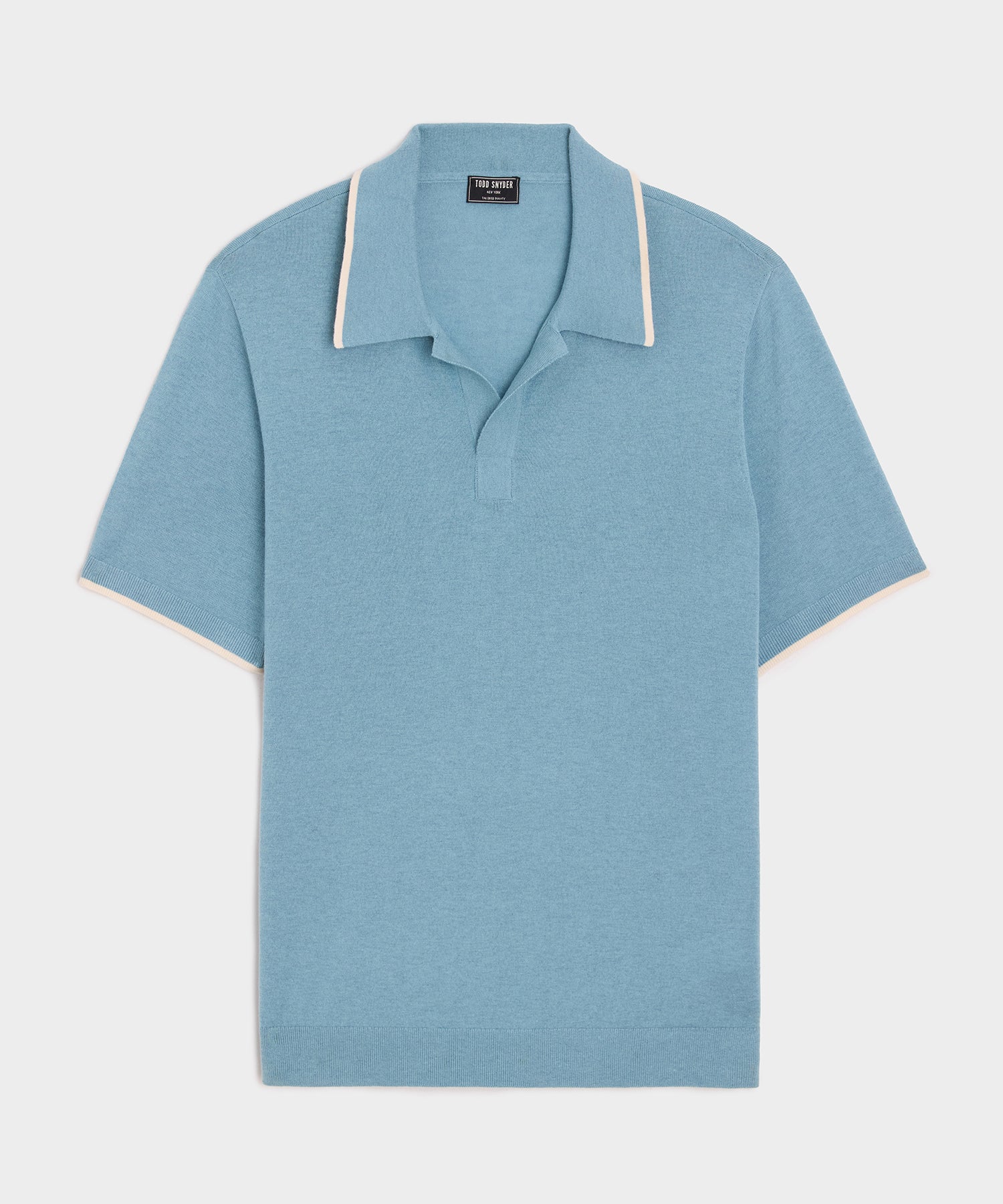 Silk-Cashmere Tipped Montauk Sweater Polo