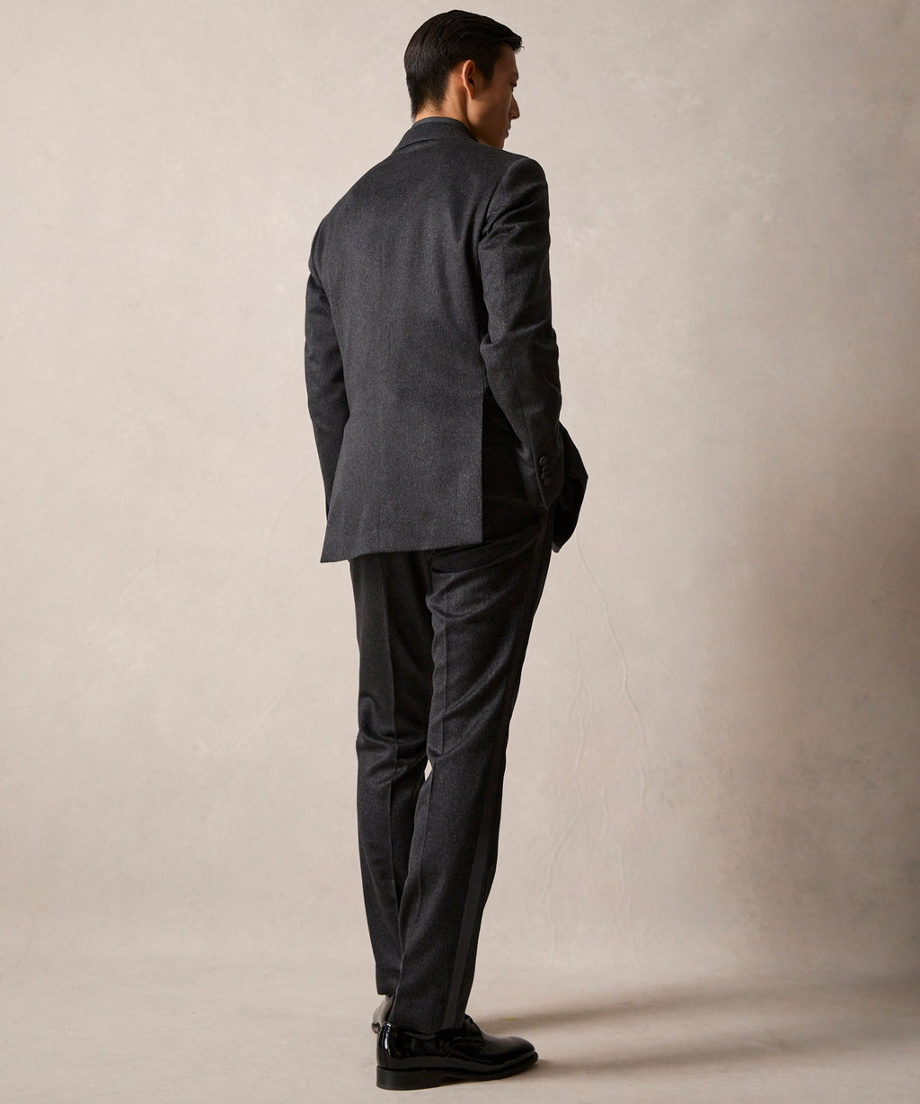 Italian Cashmere Slim Tuxedo Trouser