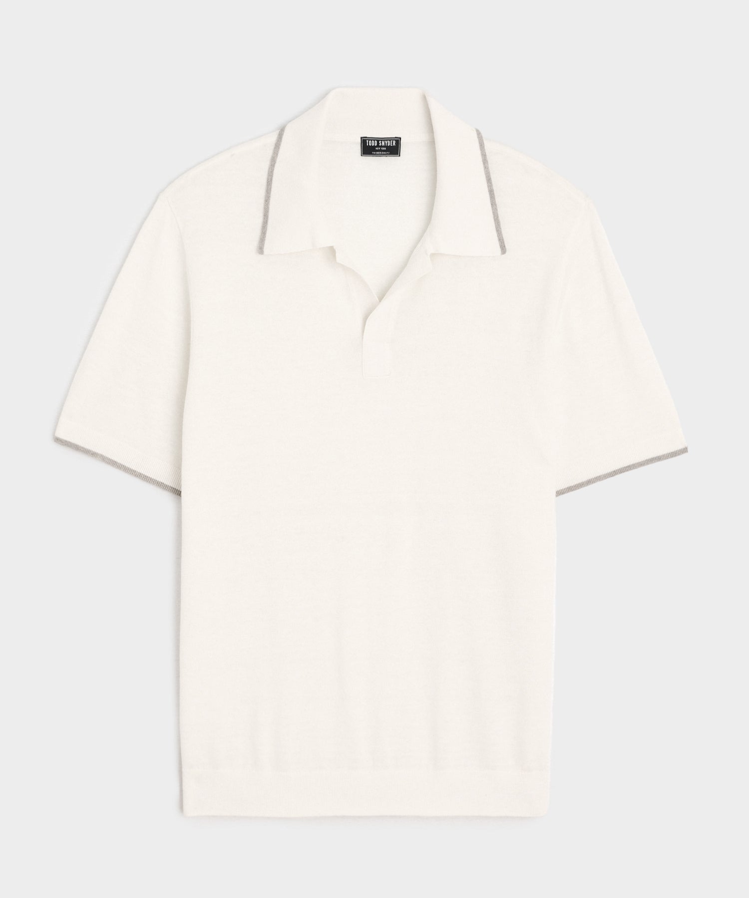 Silk-Cashmere Tipped Montauk Sweater Polo