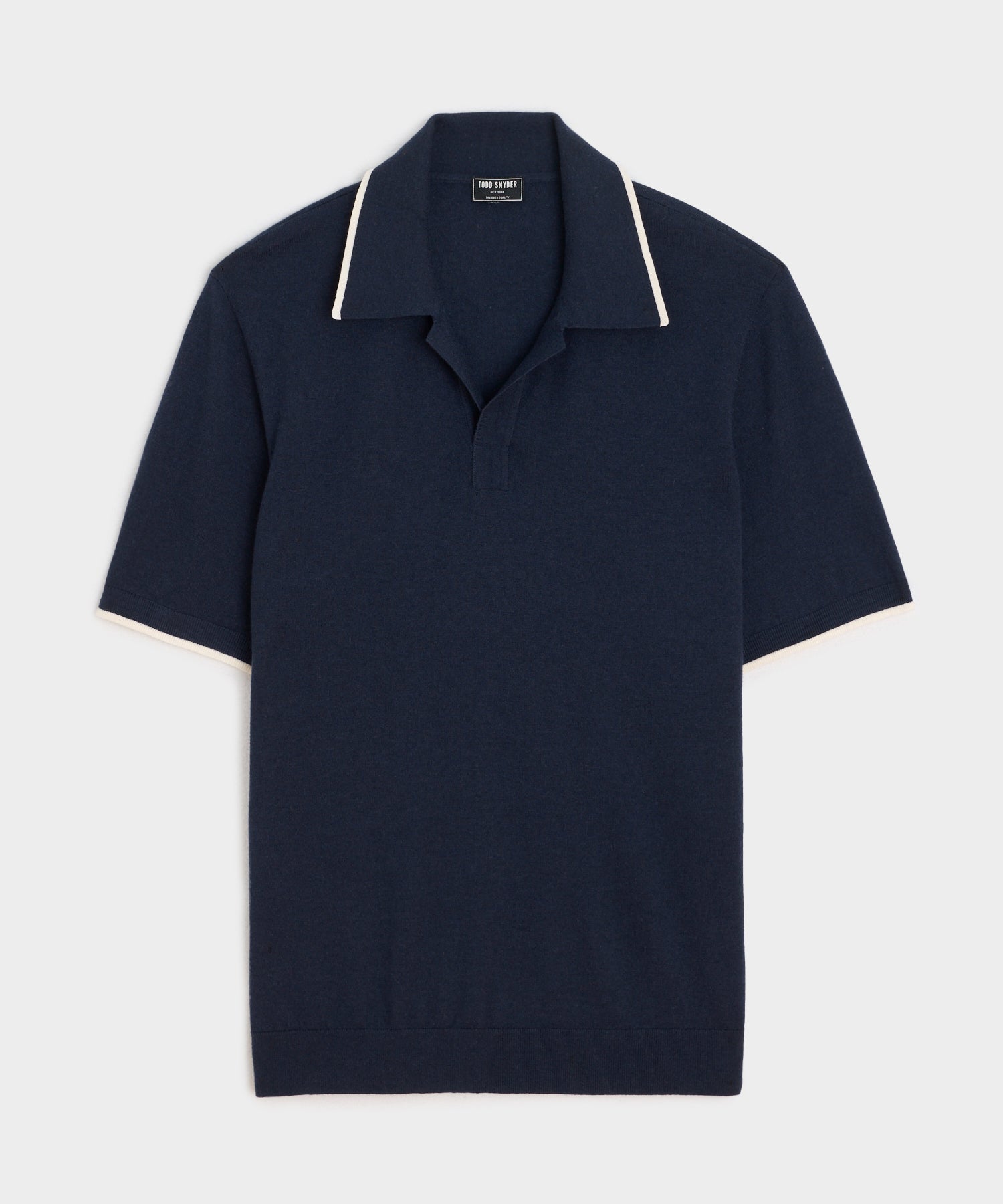 Silk-Cashmere Tipped Montauk Sweater Polo