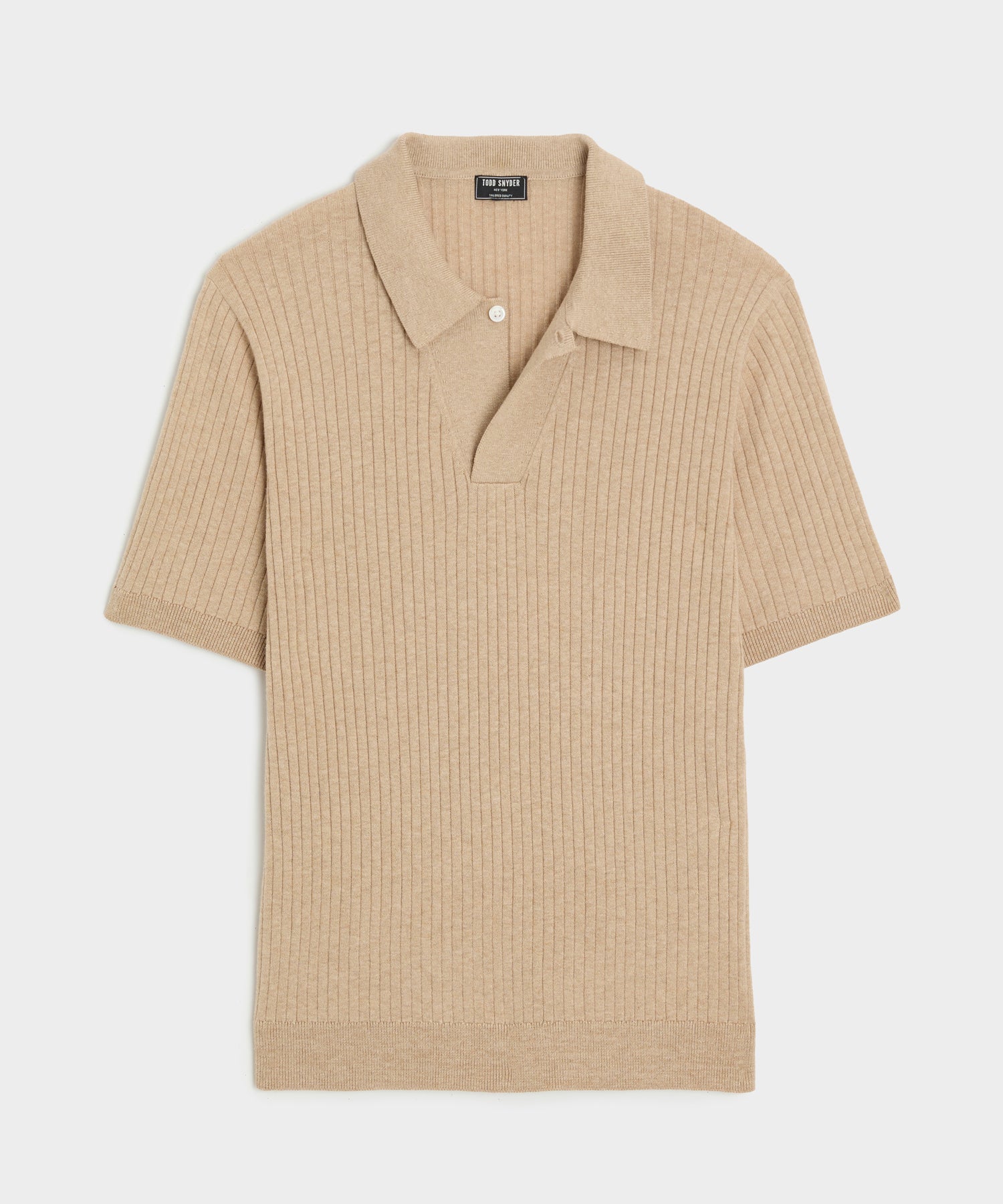 Cotton-Cashmere Sweater Polo