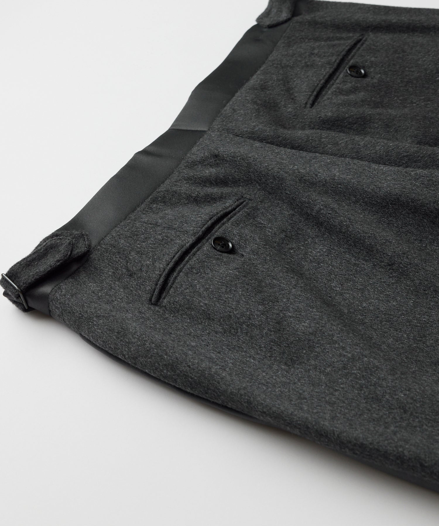 Italian Cashmere Slim Tuxedo Trouser