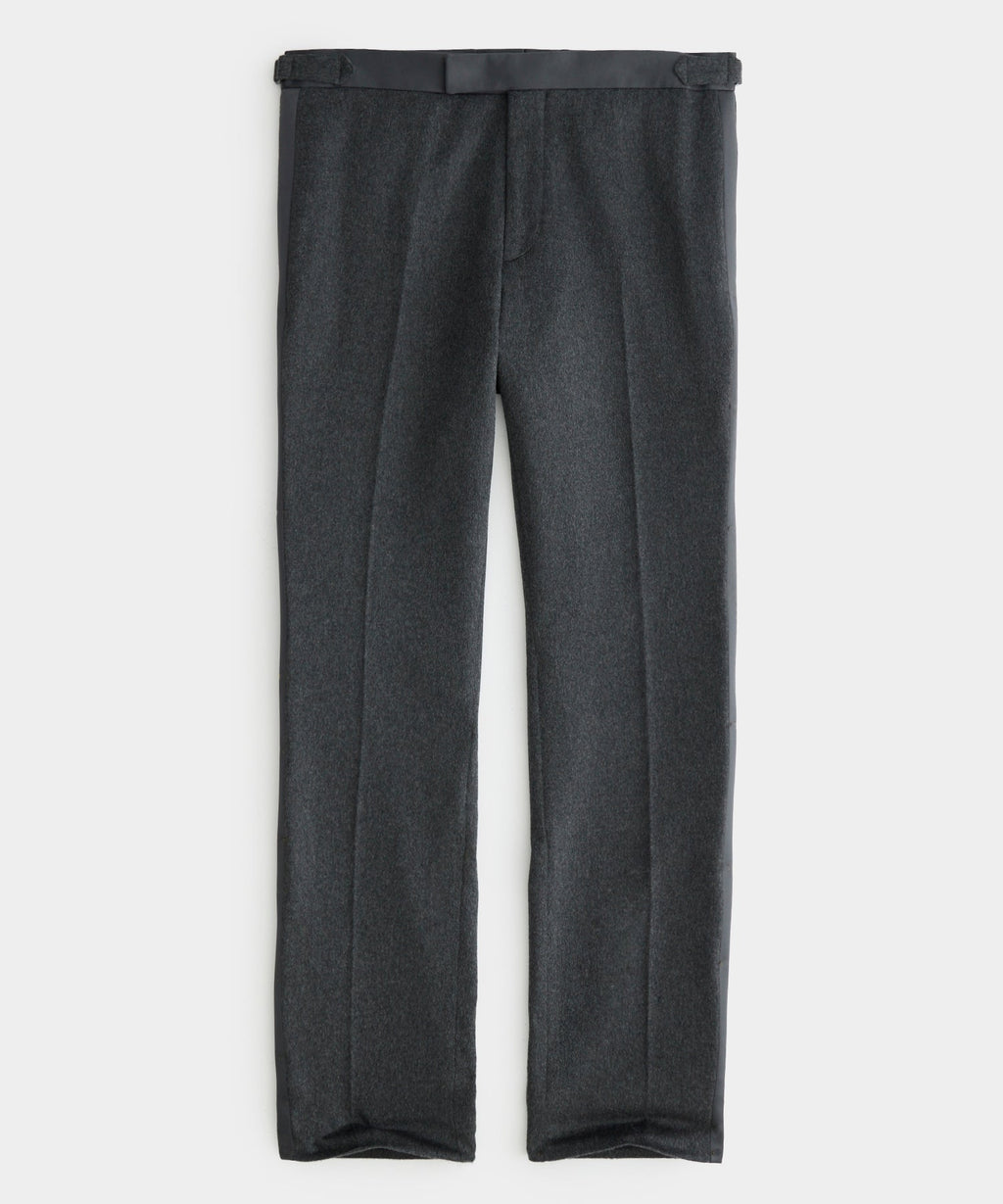 Italian Cashmere Slim Tuxedo Trouser