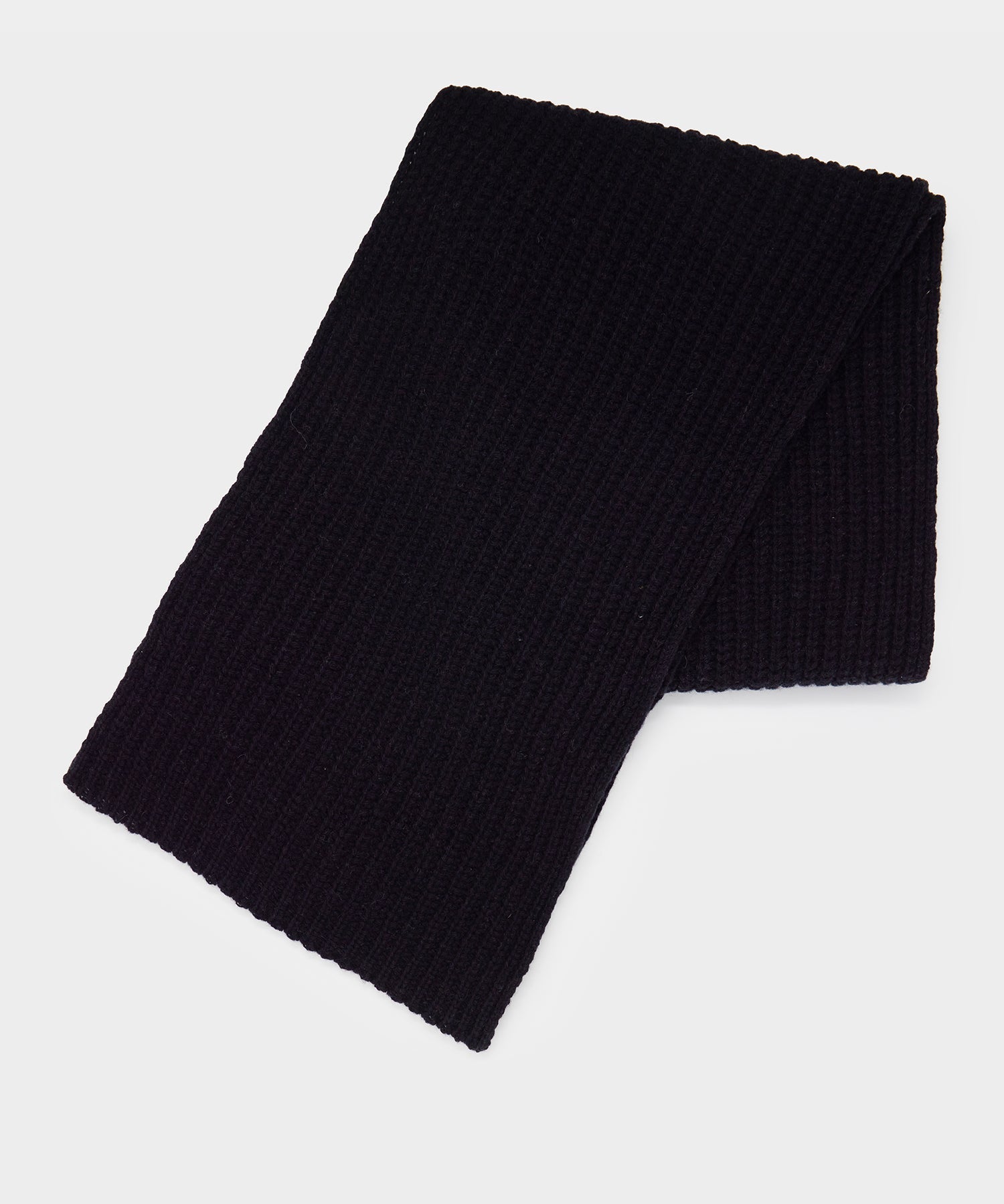 Recycled Cashmere Scarf Half Cardigan Stitch