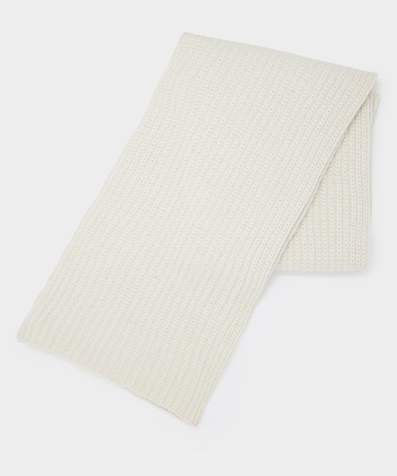 Recycled Cashmere Scarf Half Cardigan Stitch